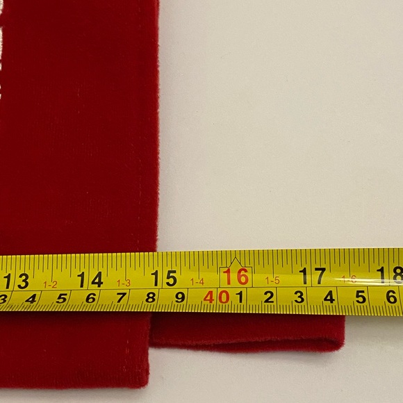 Vintage 1978 Garfield Cat Pookie Bear Stuff It Christmas Holiday Red 15”Stocking - Picture 9 of 10